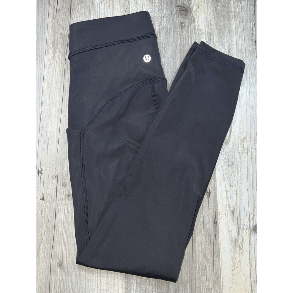 Lululemon Invigorate High Rise Tight 25" Size 4 Women's Black Athletic Leggings